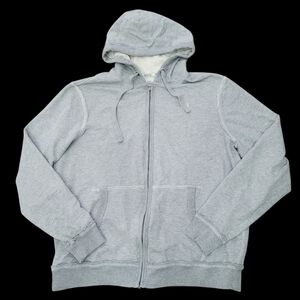 2/$20 Guess Classic Grey Zip Up Jacket Hoodie Size: XL